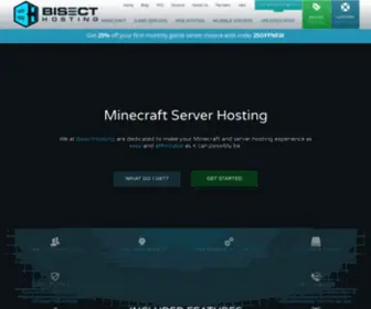 Bisecthosting.com(Best Minecraft Server Hosting & Game Servers) Screenshot