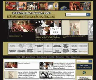 Bisericacatolica.com(Biserica Catolică) Screenshot