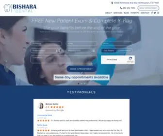 Bisharadental.com(Bishara Dental) Screenshot