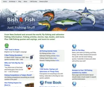 Bishfish.co.nz(Bish and Fish From New Zealand Home Page Bish and Fish From New Zealand) Screenshot