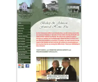 Bishopandjohnsonfuneralhome.com(Bishop & Johnson Funeral Home) Screenshot