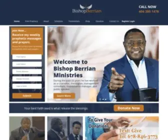 Bishopberrian.com(Your Prayer Life is Only as Strong as Your Life) Screenshot