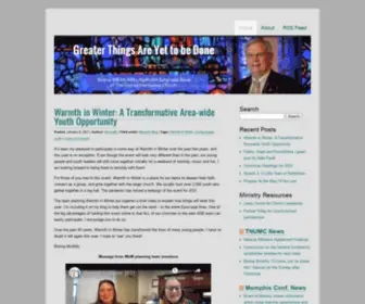 Bishopbillmcalilly.com(Greater Things Are Yet To Be Done) Screenshot
