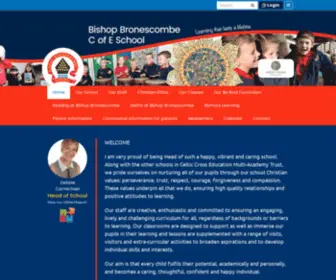Bishopbronescombe.co.uk(Bishop Bronescombe C of E School) Screenshot