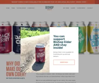Bishopcider.com(Bishop Cider Co) Screenshot