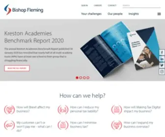 Bishopfleming.co.uk(Accountants in Devon) Screenshot