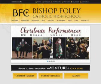 Bishopfoley.org(Bishop Foley Catholic High School) Screenshot