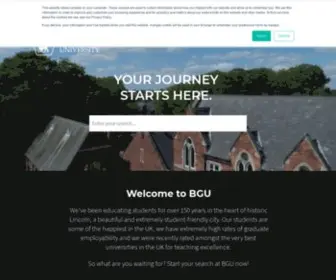 Bishopg.ac.uk(BGU Bishop Grosseteste University Lincoln) Screenshot