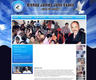 Bishopjamesevans.co.in(Church of Mukti Daata Yeshu) Screenshot