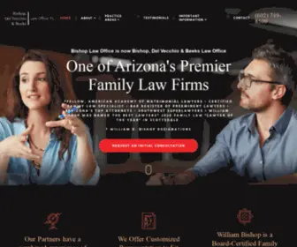 Bishoplawoffice.com(Divorce, Child Support & Family Law Attorneys in Phoenix, Arizona) Screenshot