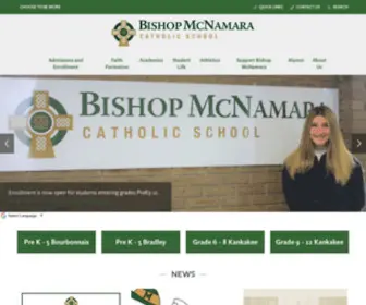 Bishopmac.com(Bishop McNamara Catholic School) Screenshot