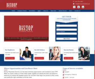 Bishopplacement.com(Bishop Placement Services) Screenshot