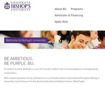 Bishops-International.com(Bishop's University) Screenshot