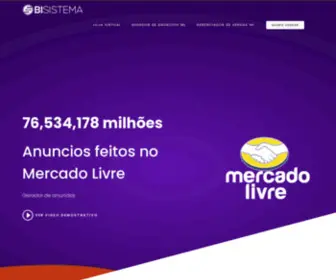 Bisistema.com.br(Bi sistema Gerenciador de vendas para Mercado livre) Screenshot