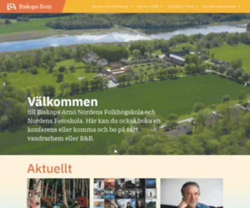 Biskopsarno.se(Biskops Arnö) Screenshot