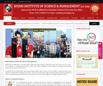 Bisma.in(Biyani Institute of Science & Management) Screenshot