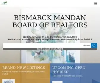 Bismarckmandanhomes.com(Bismarck-Mandan Board of REALTORS®) Screenshot