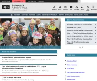 Bismarckschools.org(Bismarck Public Schools) Screenshot