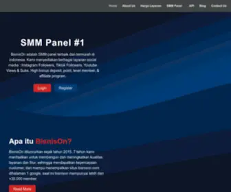 Bisnison.com(SMM Panel Indonesia Terbaik Termurah Untuk Bisnis Online) Screenshot