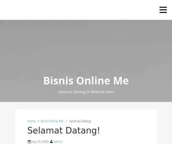 Bisnisonlineme.com(Bisnis Online Me) Screenshot