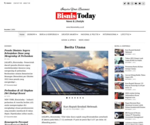 Bisnistoday.co.id(Bisnistoday) Screenshot