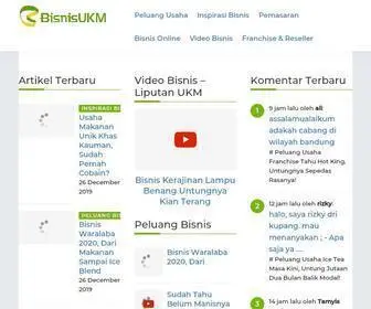 Bisnisukm.com(Info Peluang Usaha) Screenshot
