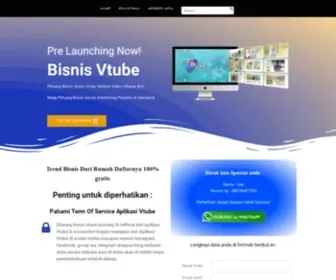 Bisnisvtube.com(Pre Launch Now) Screenshot