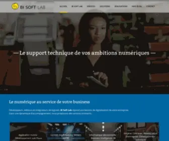 Bisoftlab.com(Digitalisation des processus) Screenshot