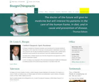 Bisognichiro.com(Chiropractor Somers NY) Screenshot