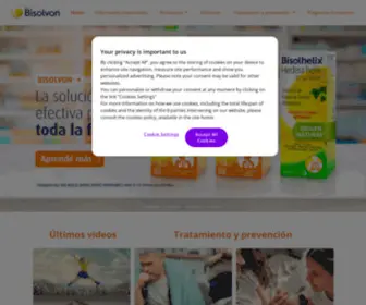 Bisolvon.com.ar(Jarabe para la tos) Screenshot