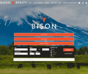 Bison-Realty.com(Bozeman, MT Real Estate) Screenshot