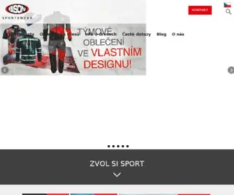 Bison.cz(Bison Sportswear) Screenshot