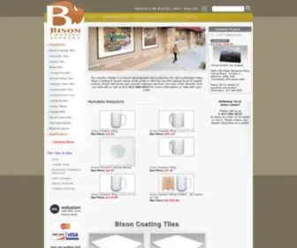 Bisoncoating.com(Bison Coating & Supply) Screenshot