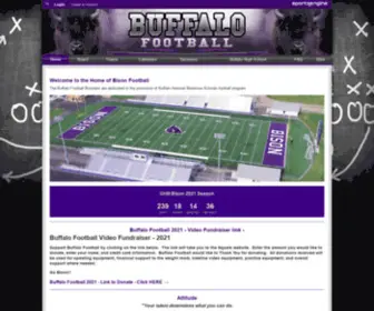 Bisonhsfootball.com(Buffalo Bison High School Football) Screenshot