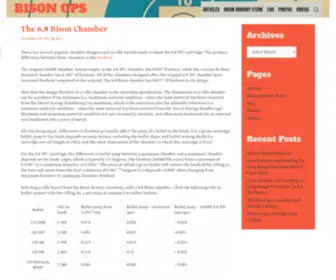 Bisonops.com(Bison Ops) Screenshot