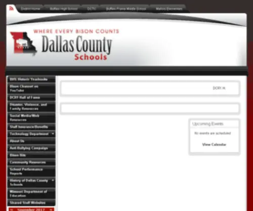Bisonpride.us(Dallas County R) Screenshot