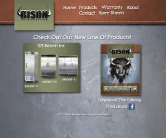 Bisonrefrigeration.com(Bison Refrigeration) Screenshot