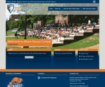 Bisonsoccercamps.com(Bison Soccer Camps) Screenshot