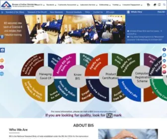 Bis.org.in(BIS Home) Screenshot