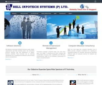 Bispl.com(Introduction to Bell Infotech Systems) Screenshot