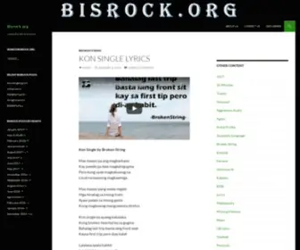 Bisrock.org(Living the life of bisrock) Screenshot