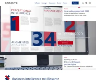 Bissantz.de(Business Intelligence mit Bissantz) Screenshot