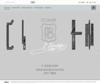 Bisschop.de(P.Bisschop GmbH) Screenshot