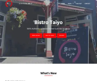 Bistro-Taiyo.com(Bistro Taiyo Japanese Restaurant Nanaimo BC) Screenshot