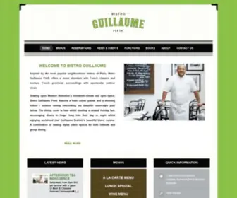 Bistroguillaumeperth.com.au(Bistro Guillaume Perth) Screenshot