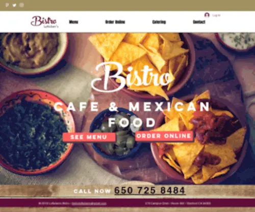 Bistroluttickens.com(Cafe & Mexican Food) Screenshot