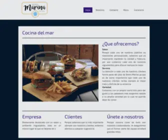 Bistromarina.com.mx(Bistro marina "Cocina del mar") Screenshot