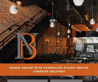 Bistronota.com(Bistro Nota) Screenshot