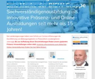 Bisw.de(Das Berufsbildungsinstitut für Sachverständigenwesen ist seit mehr als 15 Jahren der Ansprechpartner für die Ausbildung zum Sachverständigen) Screenshot