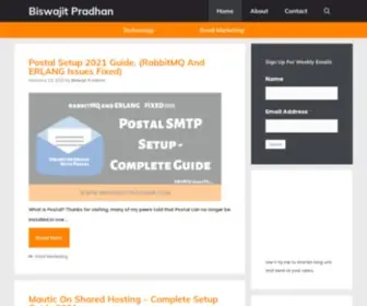 Biswajitpradhan.com(Biswajit Pradhan) Screenshot